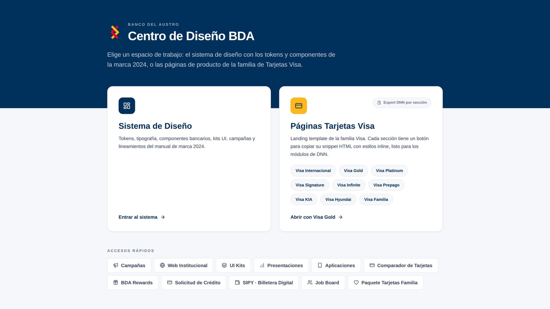BDA Design System — Eén bron van waarheid voor het merk van een bank